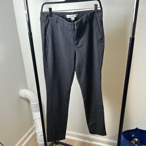 Women's Dark Gray Amazon Essentials Basics Work Dress Pant Trousers Size 6